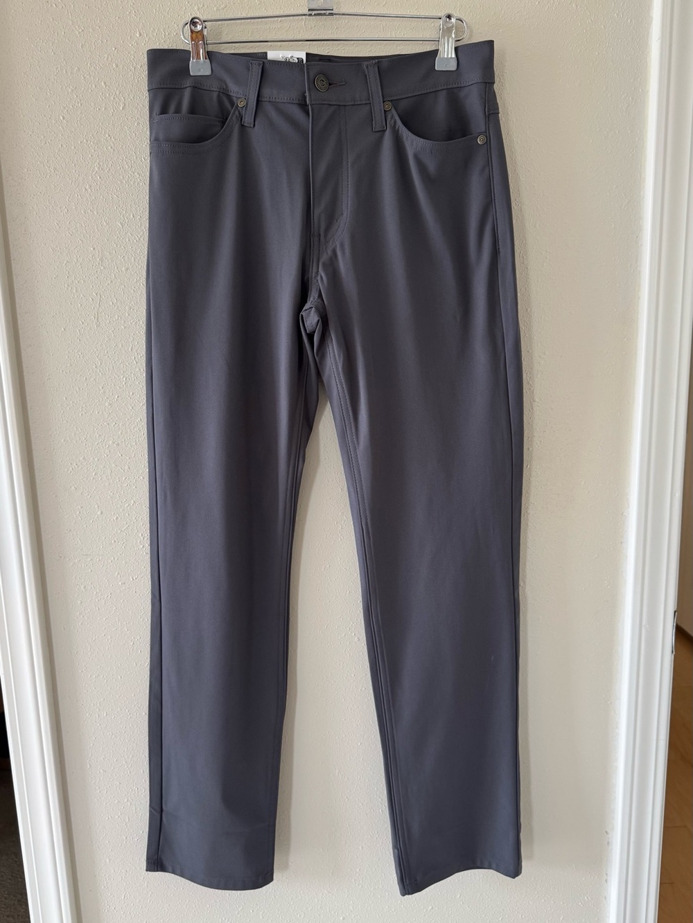 NEW Levi’s 511 Gray Men’s 29 X 30 Slim Tech Stretch Pants Mid Rise